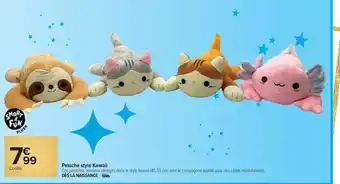 Carrefour Market Peluche style kawaii offre
