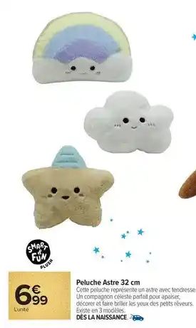 Carrefour Market Peluche astre offre