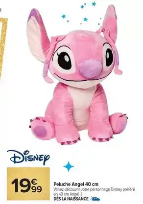 Carrefour Market Disney - peluche angel offre