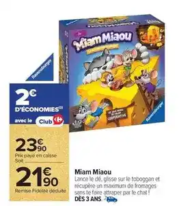Carrefour Market Ravensburger - miam miaou offre