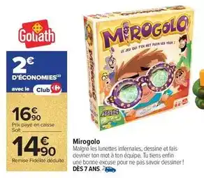 Carrefour Market Goliath - mirogolo offre