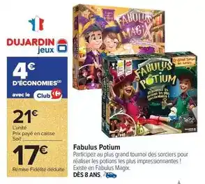 Carrefour Market Dujardin - fabulus potium offre