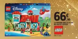 E.Leclerc Lego - la maison sur la plage de lilo et stitch offre