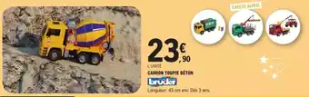E.Leclerc Bruder - camion toure béton offre