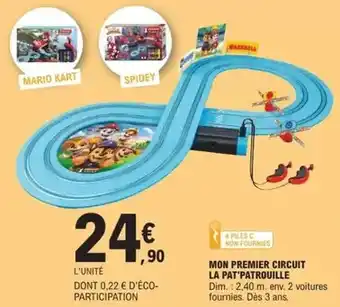 E.Leclerc Dim - mon premier circuit la pat'patrouille offre