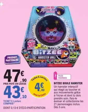 E.Leclerc Bitzee - boule offre