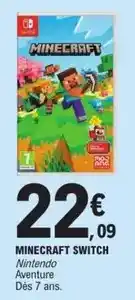 E.Leclerc Switch - minecraft offre