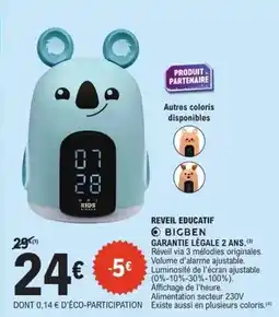 E.Leclerc Bigben - reveil educatif offre