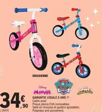 E.Leclerc Disney - garantie légale 2 ans offre