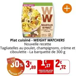 Coccinelle Supermarché WEIGHT WATCHERS Plat cuisiné offre