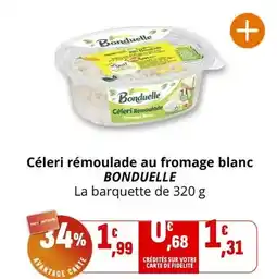 Coccinelle Supermarché BONDUELLE Céleri rémoulade au fromage blanc offre