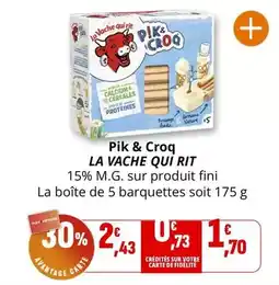 Coccinelle Supermarché LA VACHE QUI RIT Pik & Croq offre