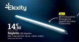 Espace emeraude Réglette LED étanche offre