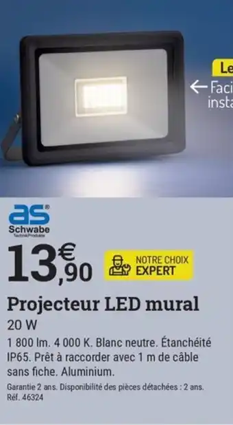 Projecteur LED mural