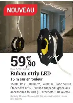 Espace emeraude Ruban strip LED offre