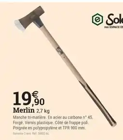 Espace emeraude Merlin offre