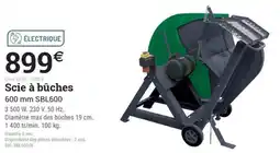 Espace emeraude Scie à bûches offre