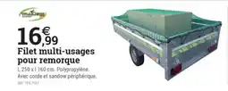 Espace emeraude Filet multi-usages pour remorque offre