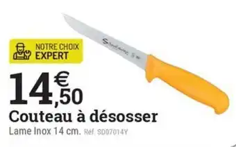 Espace emeraude Couteau à désosser offre