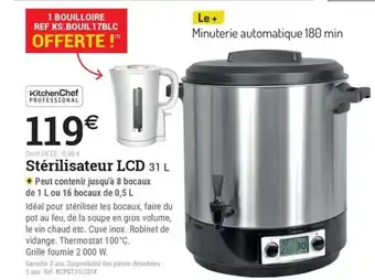 Espace emeraude Stérilisateur LCD offre