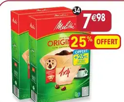 Maximo Lot de 2 boîtes de filtres à café melitta offre