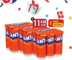 Maximo Lot de 2 packs de 6 canettes de fanta orange offre