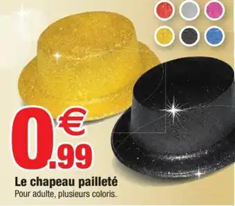 Le chapeau pailleté