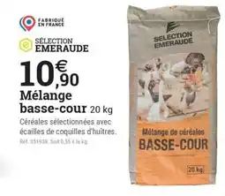 Espace emeraude Mélange basse-cour offre