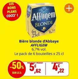 Coccinelle Supermarché AFFLIGEM Bière blonde d'Abbaye offre