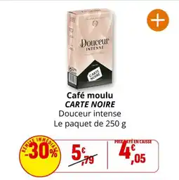 Coccinelle Supermarché CARTE NOIRE Café moulu offre