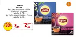 Coccinelle Supermarché LIPTON Thé noir offre