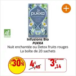 Coccinelle Supermarché PUKKA Infusions Bio offre