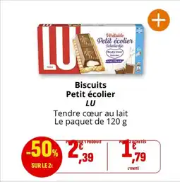 Coccinelle Supermarché LU Biscuits Petit écolier offre