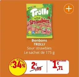 Coccinelle Supermarché TROLLI Bonbons offre