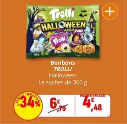 Coccinelle Supermarché TROLLI Bonbons offre
