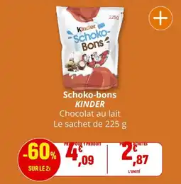 Coccinelle Supermarché KINDER Schoko-bons offre