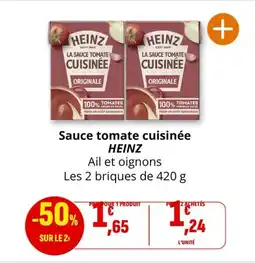 Coccinelle Supermarché HEINZ Sauce tomate cuisinée offre