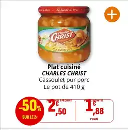 Coccinelle Supermarché CHARLES CHRIST Plat cuisiné offre