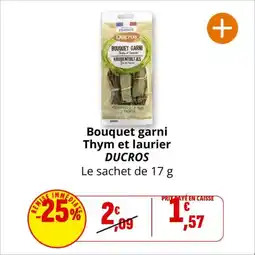 Coccinelle Supermarché DUCROS Bouquet garni Thym et laurier offre