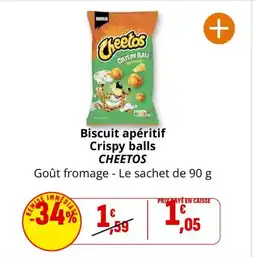 Coccinelle Supermarché CHEETOSBiscuit apéritif Crispy balls offre