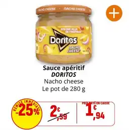 Coccinelle Supermarché DORITO Sauce apéritif offre