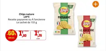 Coccinelle Supermarché LAY'S Chips nature offre