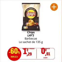Coccinelle Supermarché LAY'S Chips Barbecue offre