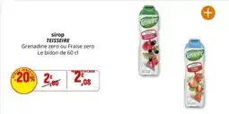 Coccinelle Supermarché TEISSEIRE sirop offre