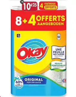 Maximo 8 rouleaux d'essuie tout blanc offre