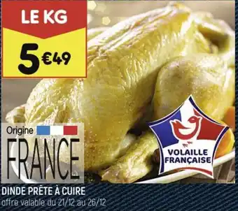 Leader Price Dinde prête à cuire offre