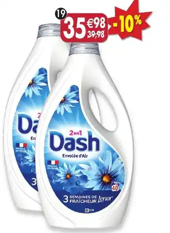 Maximo Lot de 2 bidons de lessive 2 en 1 envolée d'air offre