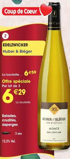 Maximo Edelzwicker huber & bléger offre