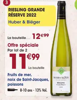 Maximo Riesling grande réserve 2022 huber & bléger offre