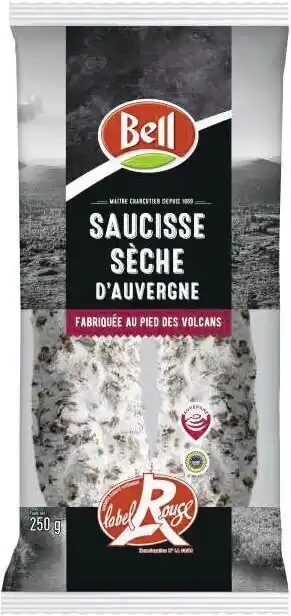 SAUCISSE SÈCHE D’AUVERGNE LABEL ROUGE 250g